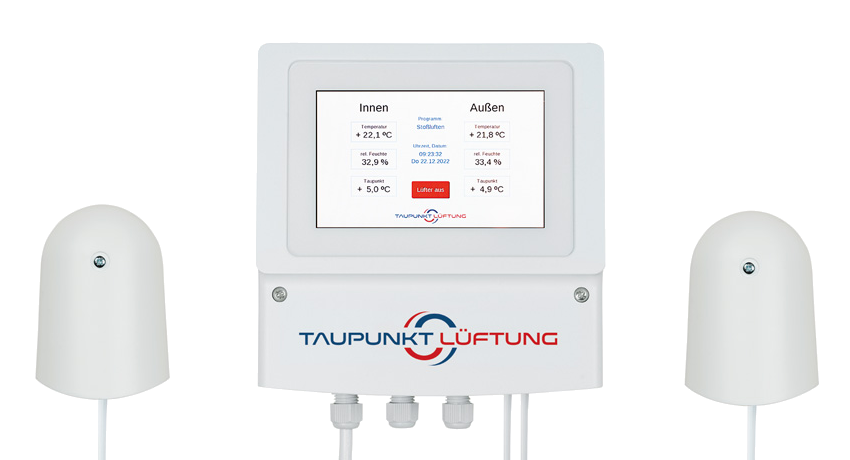Weinkellerlüftungssteuerung mit Taupunkt-Multi-Lüftungssteuerung
